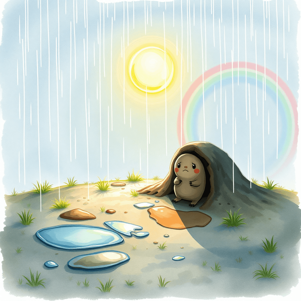 场景插图 错过的雨